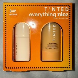 NIB-Tinted Everything Nice Correct & Protect Sunscreen& Hyperpigmentation Serum